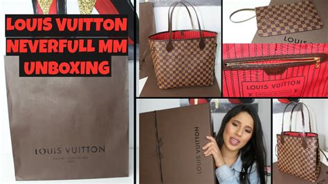 unboxing louis vuitton neverfull gm